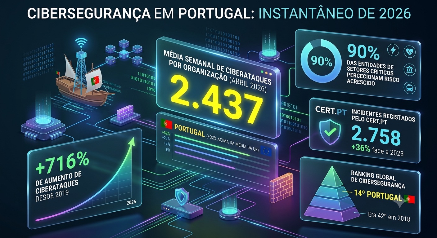 Cibersegurança em Portugal em Números: Estatísticas e Dados (2026)