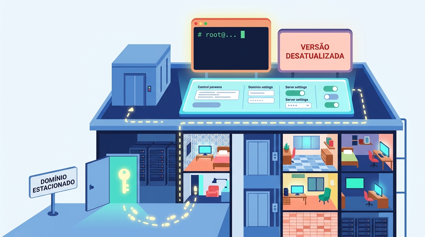O seu site está em cPanel? Uma falha nos domínios estacionados dá acesso root