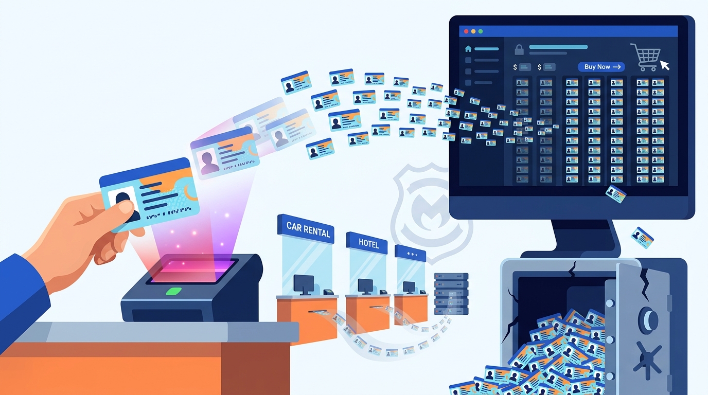 Mostrou a carta de condução? 153 milhões de digitalizações foram postas à venda