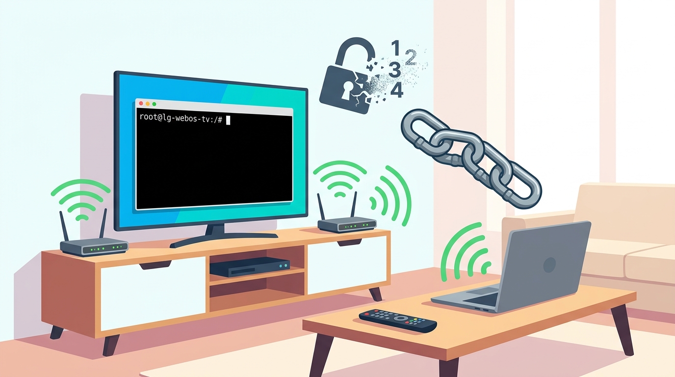 A sua smart TV LG pode dar acesso root a quem está na mesma rede Wi-Fi