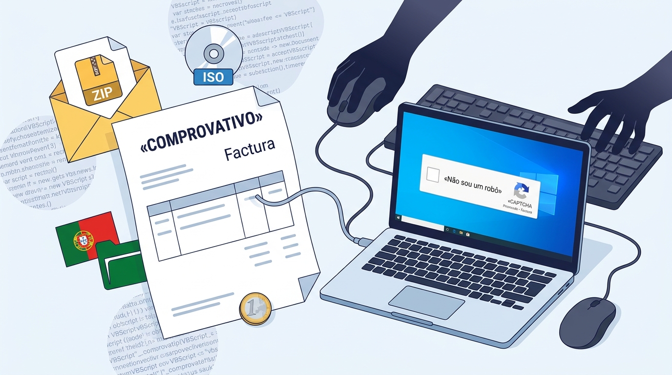 Aquela fatura ou «comprovativo» no seu e-mail pode dar o controlo do seu PC a outra pessoa