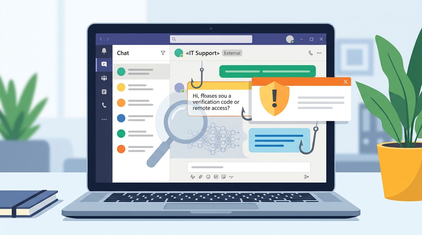 O «helpdesk» que lhe escreve no Teams pode ser um burlão. A IA vai começar a avisar