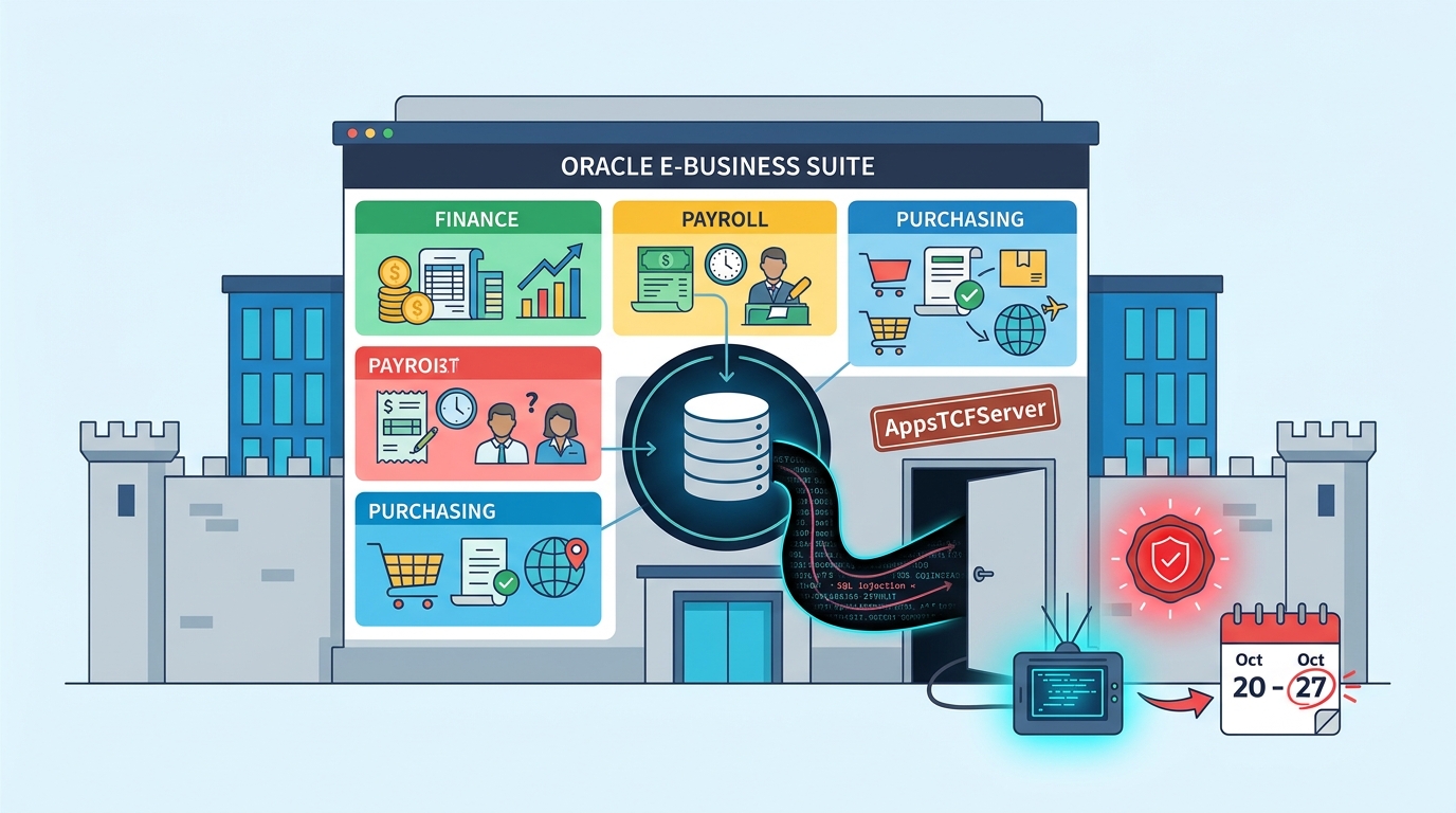 O seu Oracle EBS já tem o patch de outubro? Os atacantes começaram a testar a falha