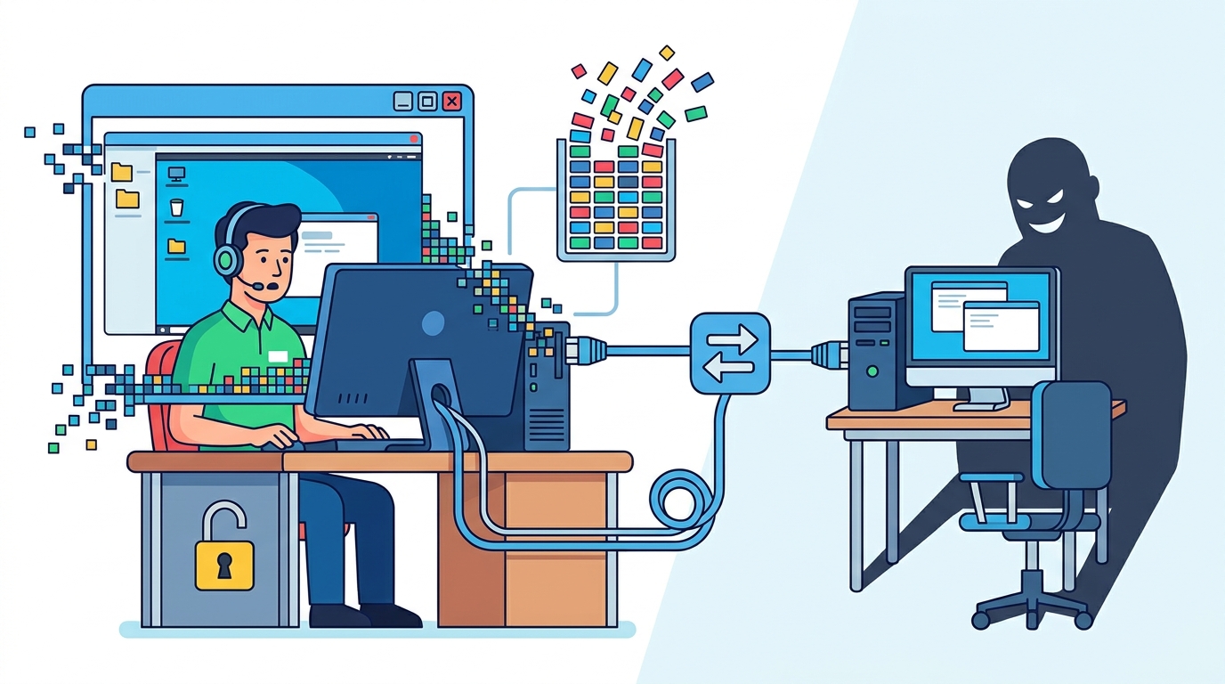 O seu técnico de TI liga-se ao PC errado e é ele o atacado: falha no TeamViewer