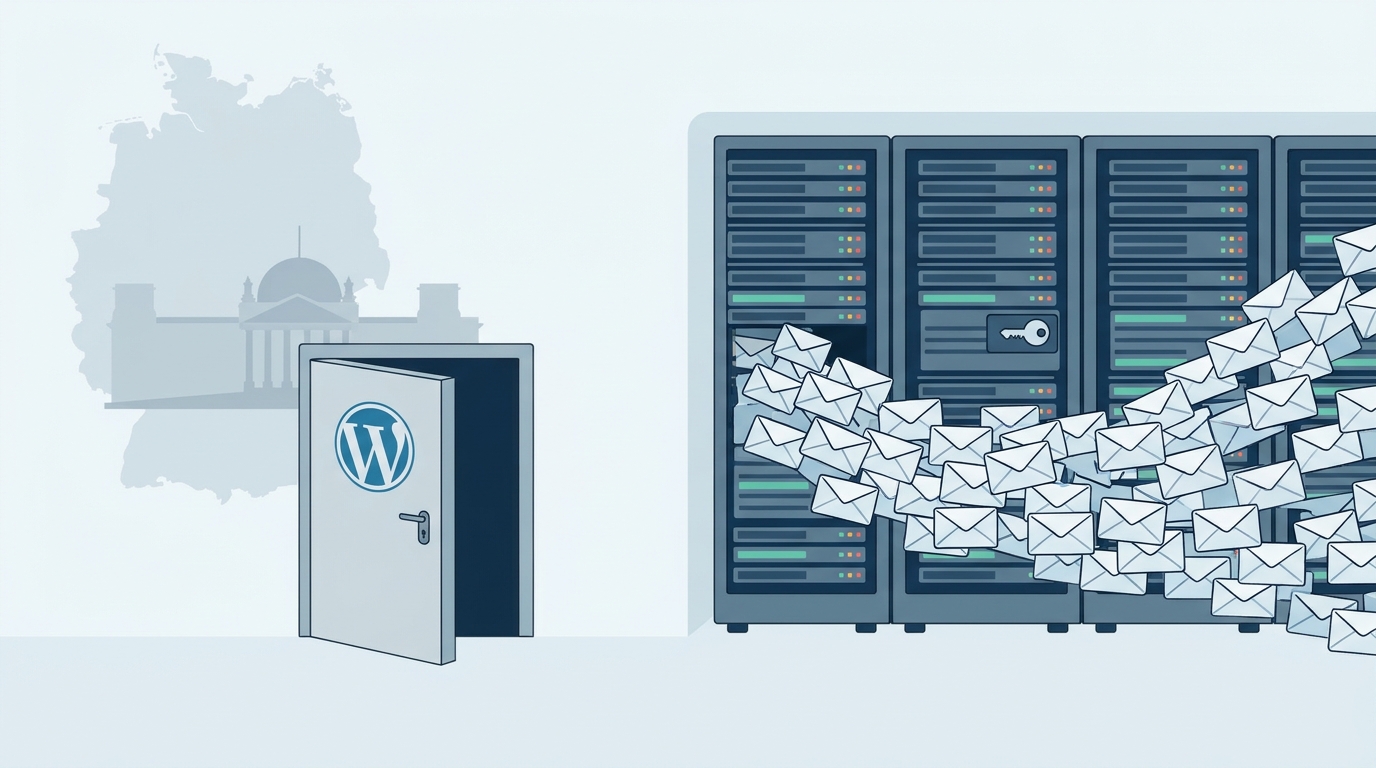 Um WordPress esquecido abriu o e-mail da AfD: 345 mil endereços expostos